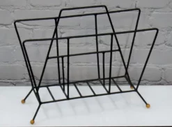 Magazine Rack By Tony Paul, USA, 1950s 12 Magazine Rack By Tony Paul, USA, 1950s -Chairish Shop magazine rack by tony paul usa 1950s 5373