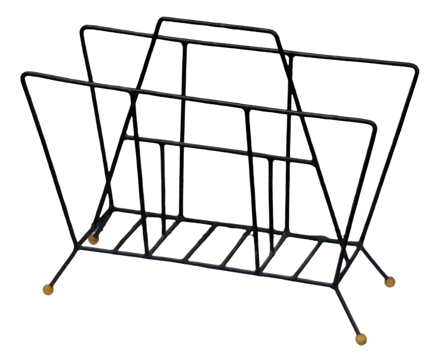 Magazine Rack By Tony Paul, USA, 1950s 1 Magazine Rack By Tony Paul, USA, 1950s