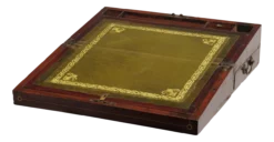 Mahogany Writing Box With Leather Pad, England, 1810s-1820s