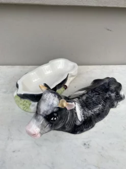 Majolica French Ceramic Cow Tureen Caugant 7 Majolica French Ceramic Cow Tureen Caugant -Chairish Shop majolica french ceramic cow tureen caugant 4269