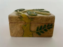 Marble & Polychrome Box With Foliage Decor, 1960s 19 Marble & Polychrome Box With Foliage Decor, 1960s -Chairish Shop marble and polychrome box with foliage decor 1960s 0164