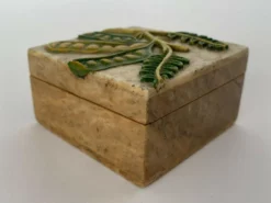 Marble & Polychrome Box With Foliage Decor, 1960s 15 Marble & Polychrome Box With Foliage Decor, 1960s -Chairish Shop marble and polychrome box with foliage decor 1960s 4427