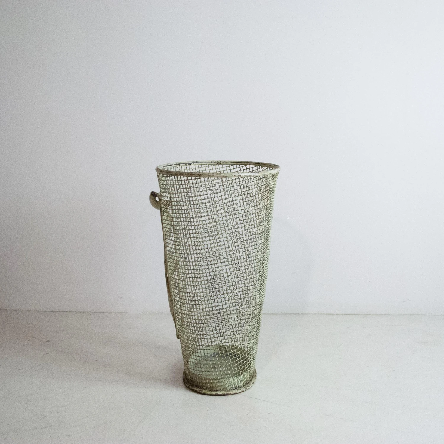 Metal Umbrella Stand With Embellished Leaf, 1950s 3 Metal Umbrella Stand With Embellished Leaf, 1950s - Image 3