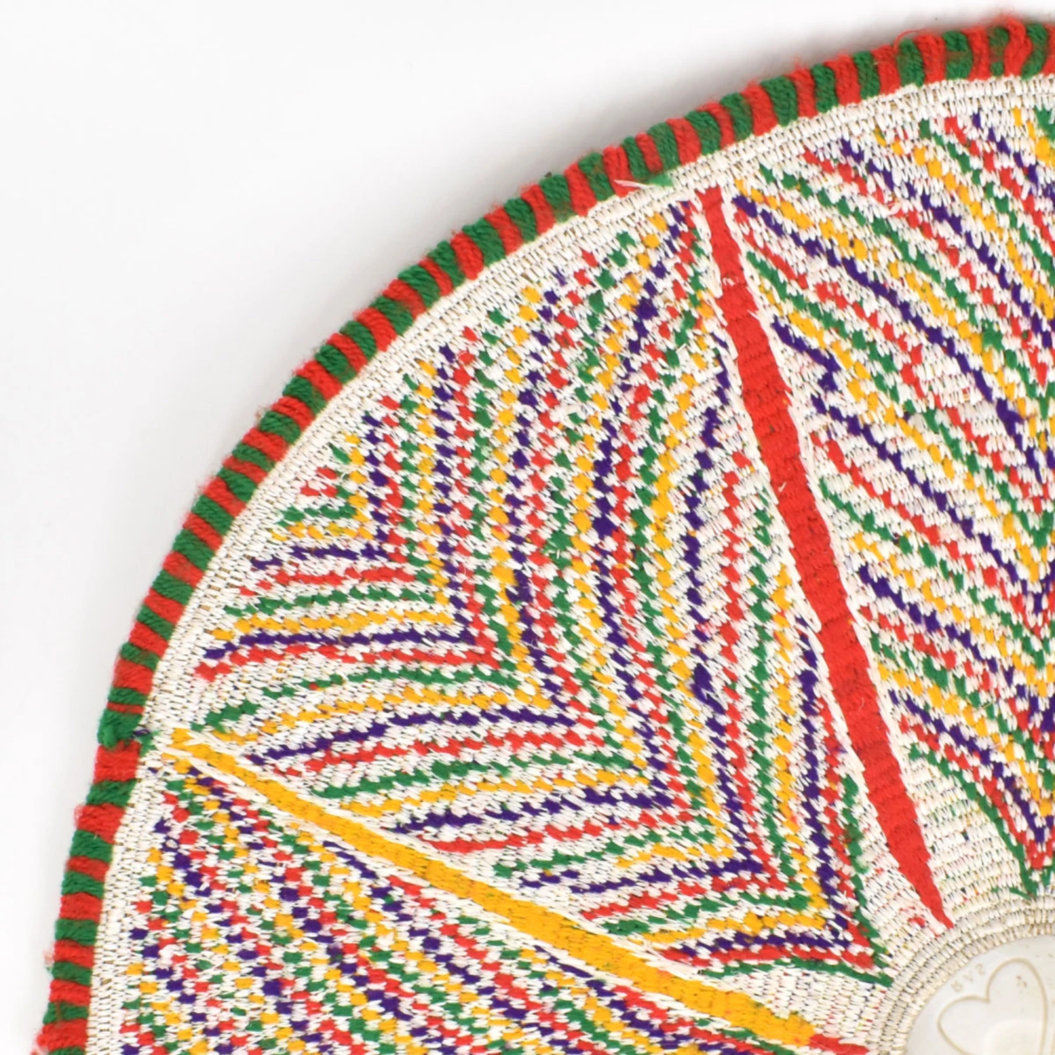 Mid 20th Century African Flat Basket Mat 3 Mid 20th Century African Flat Basket Mat - Image 3