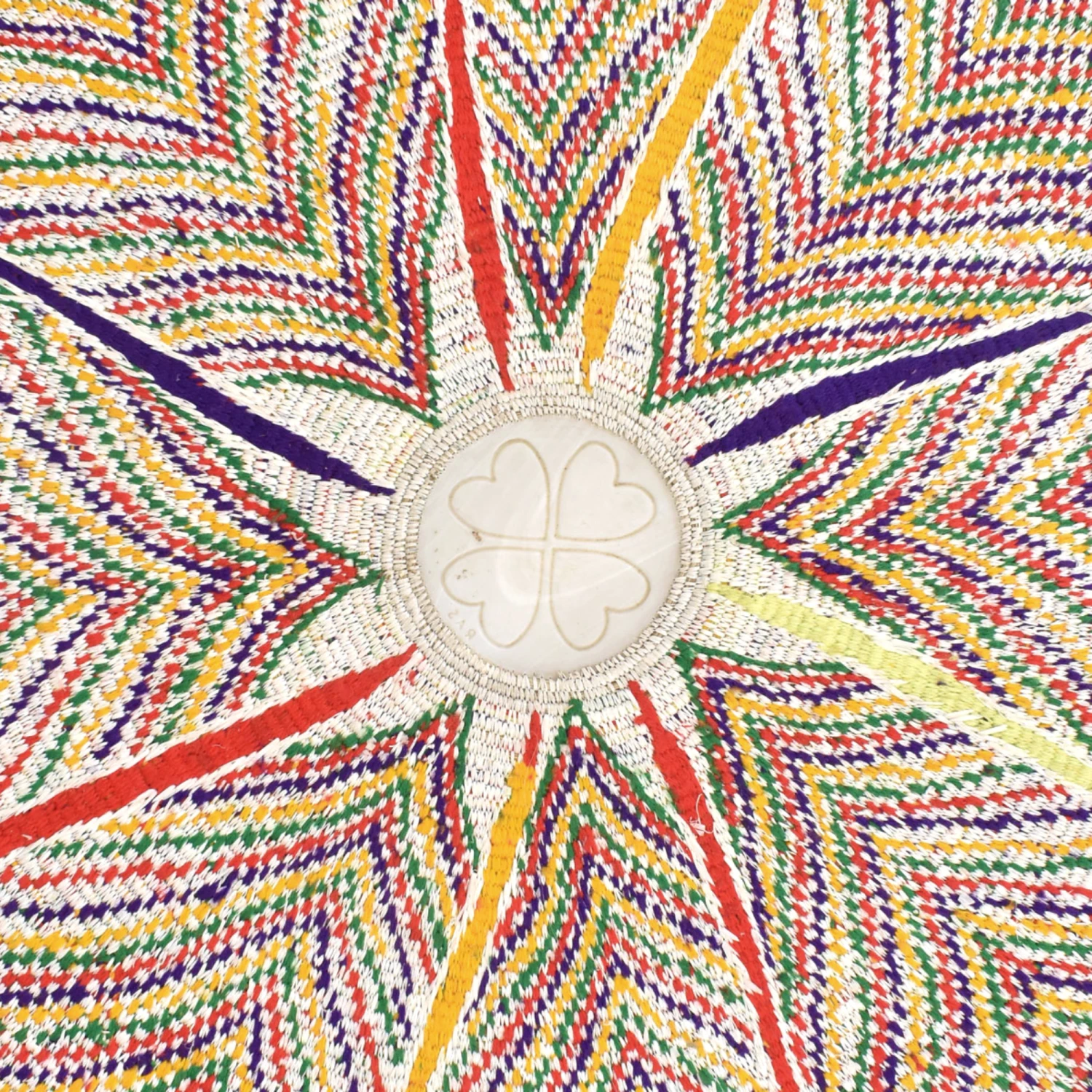 Mid 20th Century African Flat Basket Mat 2 Mid 20th Century African Flat Basket Mat - Image 2