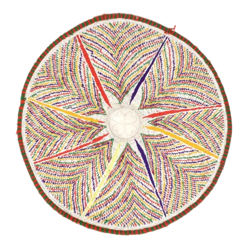 Mid 20th Century African Flat Basket Mat -Chairish Shop mid 20th century african flat basket mat 6371