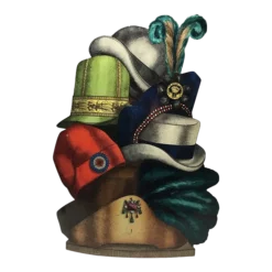 Mid 20th Century "Cappelli" Tole Umbrella Stand By Piero Fornasetti