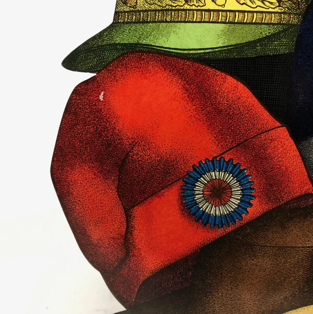 Mid 20th Century "Cappelli" Tole Umbrella Stand By Piero Fornasetti 2 Mid 20th Century "Cappelli" Tole Umbrella Stand By Piero Fornasetti - Image 2