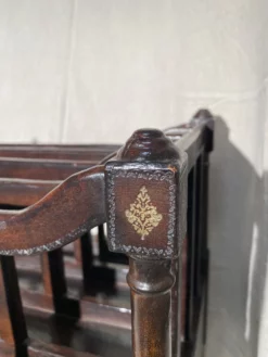 Mid-20th Century Large Canterbury Maitland-Smith Wood And Florentine Leather Magazine Rack 14 Mid-20th Century Large Canterbury Maitland-Smith Wood And Florentine Leather Magazine Rack -Chairish Shop mid 20th century large canterbury maitland smith wood and florentine leather magazine rack 3369