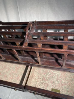 Mid-20th Century Large Canterbury Maitland-Smith Wood And Florentine Leather Magazine Rack 18 Mid-20th Century Large Canterbury Maitland-Smith Wood And Florentine Leather Magazine Rack -Chairish Shop mid 20th century large canterbury maitland smith wood and florentine leather magazine rack 4925