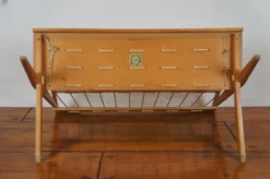 Mid 20th Century Mid Century Modern Built Rite Maple & Rope Pipe Magazine Newspaper Rack -Chairish Shop mid 20th century mid century modern built rite maple and rope pipe magazine newspaper rack 1725