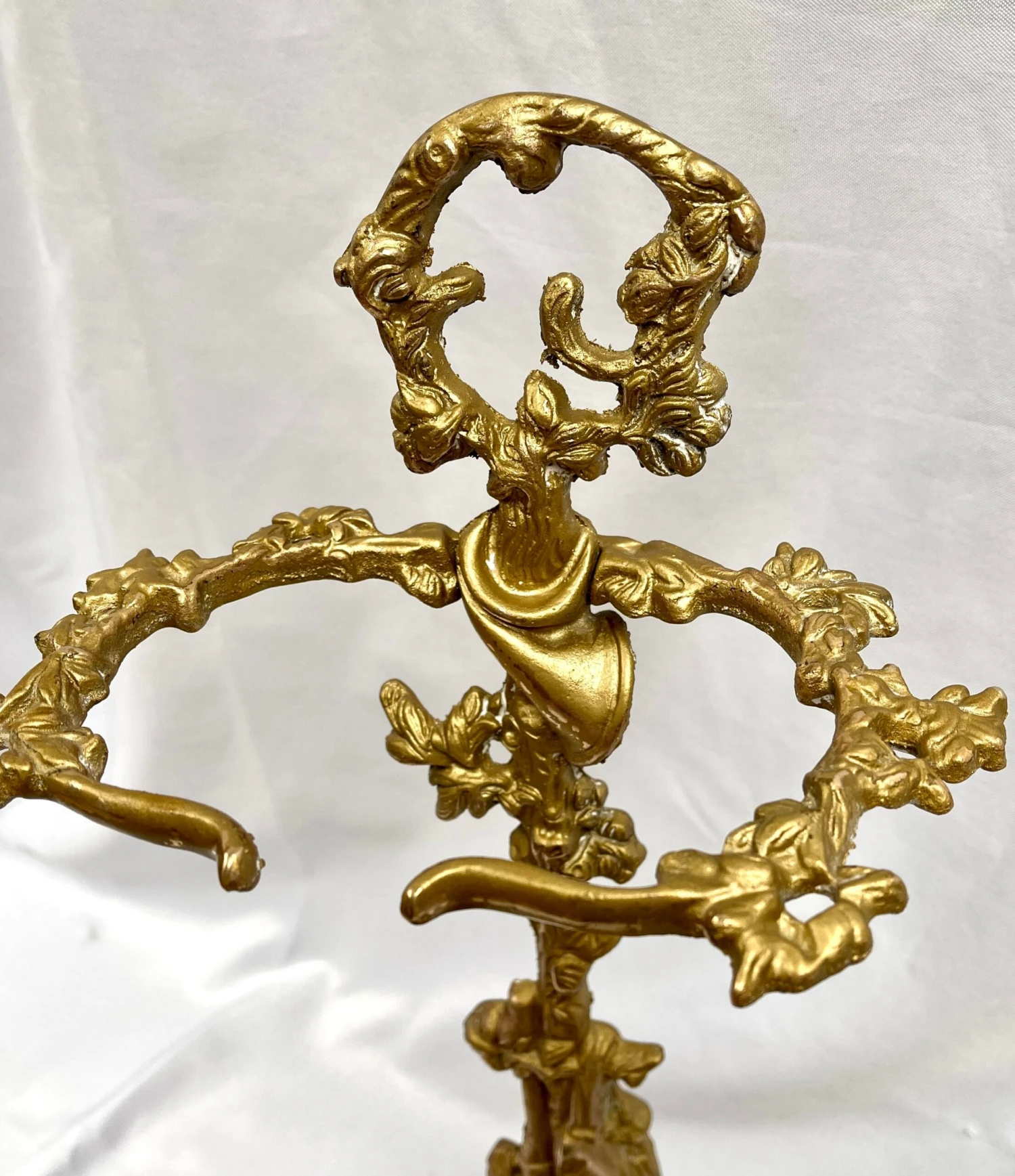 Mid 20th Century Vintage Brass Embossed Hunting Scene Umbrella Stand 3 Mid 20th Century Vintage Brass Embossed Hunting Scene Umbrella Stand - Image 3