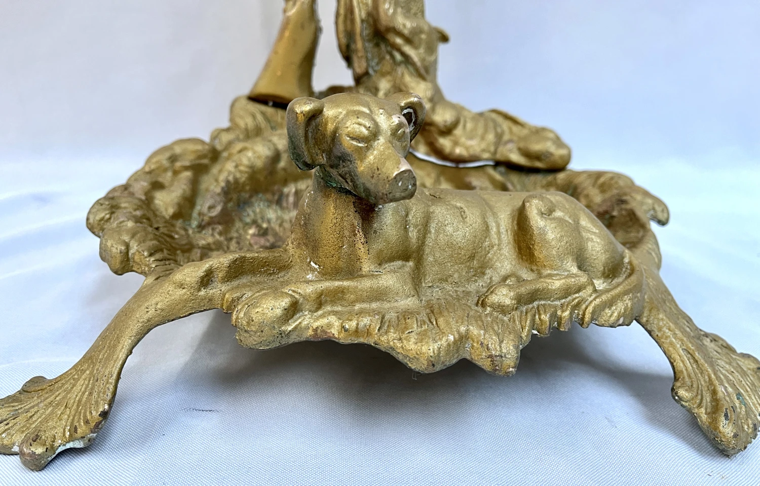 Mid 20th Century Vintage Brass Embossed Hunting Scene Umbrella Stand 10 Mid 20th Century Vintage Brass Embossed Hunting Scene Umbrella Stand - Image 10