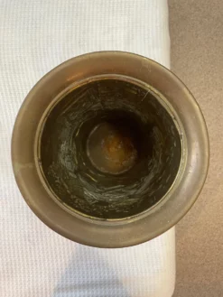 Mid 20th Century Vintage Brass English Repousse Umbrella Stand 17 Mid 20th Century Vintage Brass English Repousse Umbrella Stand -Chairish Shop mid 20th century vintage brass english repousse umbrella stand 0052