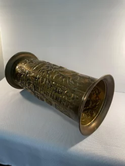 Mid 20th Century Vintage Brass English Repousse Umbrella Stand 19 Mid 20th Century Vintage Brass English Repousse Umbrella Stand -Chairish Shop mid 20th century vintage brass english repousse umbrella stand 2781