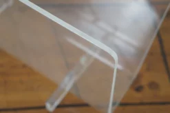 Mid 20th Century Vintage Mid Century Modern Clear Lucite Magazine Rack -Chairish Shop mid 20th century vintage mid century modern clear lucite magazine rack 0467