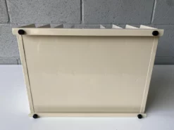 Mid Century 8 Slot Desktop / File / Paper Organizer, Refinished In Cream -Chairish Shop mid century 8 slot desktop file paper organizer refinished in cream 7037 scaled