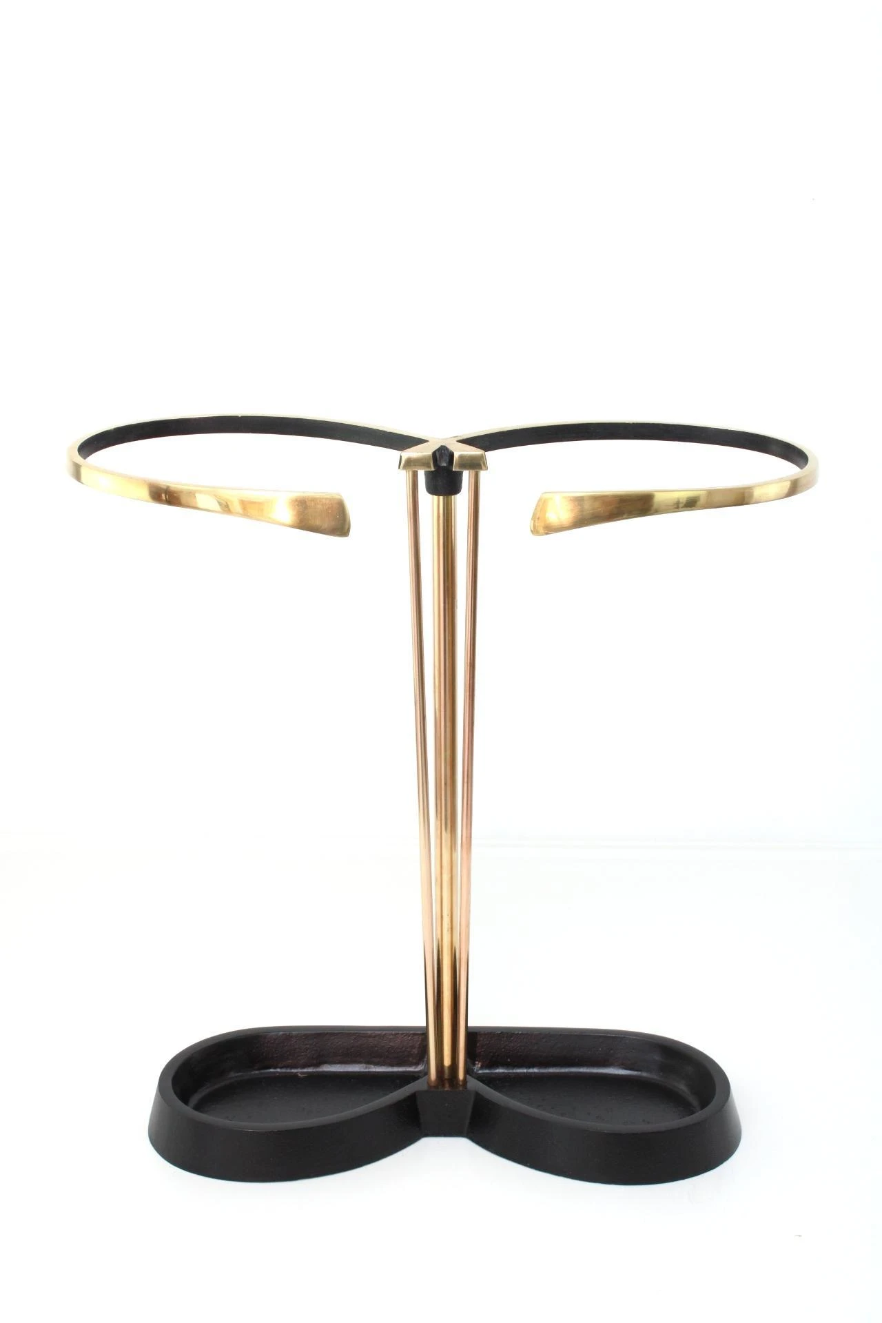 Mid-Century Aluminum And Brass Umbrella Stand In Style Of Carl Auböck, 1950s 8 Mid-Century Aluminum And Brass Umbrella Stand In Style Of Carl Auböck, 1950s - Image 8