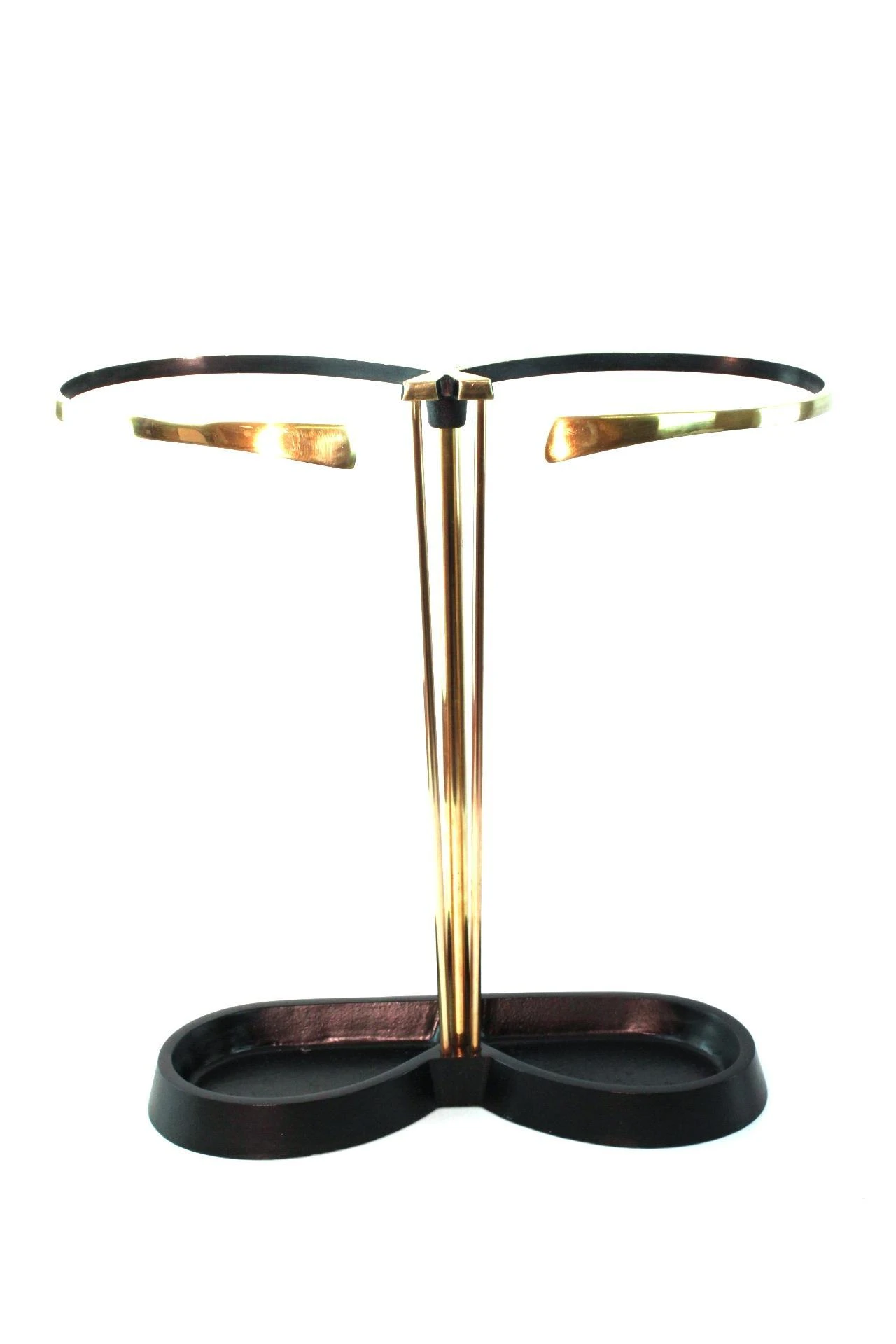 Mid-Century Aluminum And Brass Umbrella Stand In Style Of Carl Auböck, 1950s 5 Mid-Century Aluminum And Brass Umbrella Stand In Style Of Carl Auböck, 1950s - Image 5