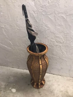 Mid Century Cane And Wicker Umbrella Stand 14 Mid Century Cane And Wicker Umbrella Stand -Chairish Shop mid century cane and wicker umbrella stand 3610