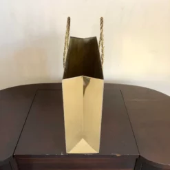 Mid Century Chinoiserie Brass Shopping Bag Magazine Rack 12 Mid Century Chinoiserie Brass Shopping Bag Magazine Rack -Chairish Shop mid century chinoiserie brass shopping bag magazine rack 8486 scaled