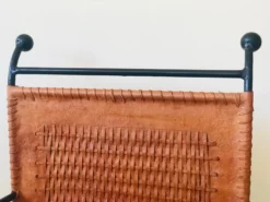 Mid Century French Leather And Steel Magazine Holder 14 Mid Century French Leather And Steel Magazine Holder -Chairish Shop mid century french leather and steel magazine holder 8079 scaled