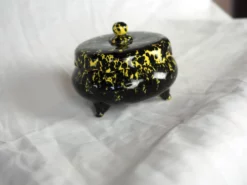 Mid-Century French Pierre Lucas Black And Yellow Tripod Ceramic Box 13 Mid-Century French Pierre Lucas Black And Yellow Tripod Ceramic Box -Chairish Shop mid century french pierre lucas black and yellow tripod ceramic box 1819 scaled