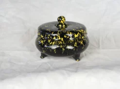 Mid-Century French Pierre Lucas Black And Yellow Tripod Ceramic Box 19 Mid-Century French Pierre Lucas Black And Yellow Tripod Ceramic Box -Chairish Shop mid century french pierre lucas black and yellow tripod ceramic box 2947 scaled