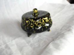 Mid-Century French Pierre Lucas Black And Yellow Tripod Ceramic Box 15 Mid-Century French Pierre Lucas Black And Yellow Tripod Ceramic Box -Chairish Shop mid century french pierre lucas black and yellow tripod ceramic box 3575 scaled