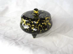 Mid-Century French Pierre Lucas Black And Yellow Tripod Ceramic Box 14 Mid-Century French Pierre Lucas Black And Yellow Tripod Ceramic Box -Chairish Shop mid century french pierre lucas black and yellow tripod ceramic box 5410 scaled
