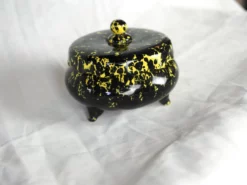 Mid-Century French Pierre Lucas Black And Yellow Tripod Ceramic Box 16 Mid-Century French Pierre Lucas Black And Yellow Tripod Ceramic Box -Chairish Shop mid century french pierre lucas black and yellow tripod ceramic box 6787 scaled