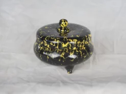 Mid-Century French Pierre Lucas Black And Yellow Tripod Ceramic Box 17 Mid-Century French Pierre Lucas Black And Yellow Tripod Ceramic Box -Chairish Shop mid century french pierre lucas black and yellow tripod ceramic box 8659 scaled