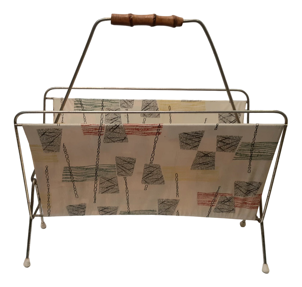 Mid-Century German Magazine Rack 1 Mid-Century German Magazine Rack