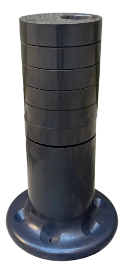 Mid-Century Grey Pluvium Umbrella Stand By Giancarlo Piretti For Anonima Castelli, Italy, 1960s