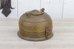 Mid-Century Indian Brass Beetlenut Box 15 Mid-Century Indian Brass Beetlenut Box -Chairish Shop mid century indian brass beetlenut box 2140