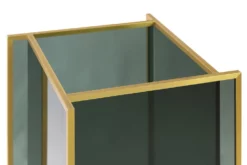 Mid-Century Italian Glass & Brass Umbrella Stand -Chairish Shop mid century italian glass and brass umbrella stand 1200