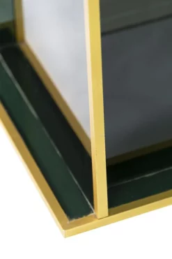 Mid-Century Italian Glass & Brass Umbrella Stand -Chairish Shop mid century italian glass and brass umbrella stand 8032