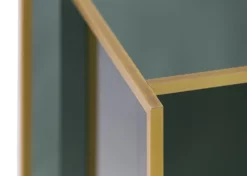 Mid-Century Italian Glass & Brass Umbrella Stand -Chairish Shop mid century italian glass and brass umbrella stand 9794