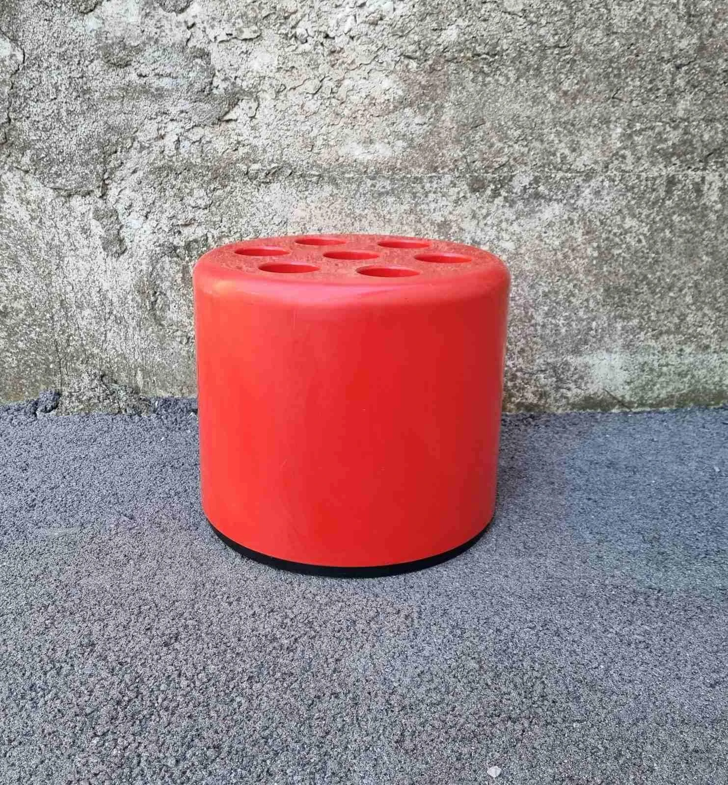Mid-Century Italian Umbrella Stand By Roberto Lucci & Paolo Orlandini For Velca Legnano Milan, 1970s 5 Mid-Century Italian Umbrella Stand By Roberto Lucci & Paolo Orlandini For Velca Legnano Milan, 1970s - Image 5