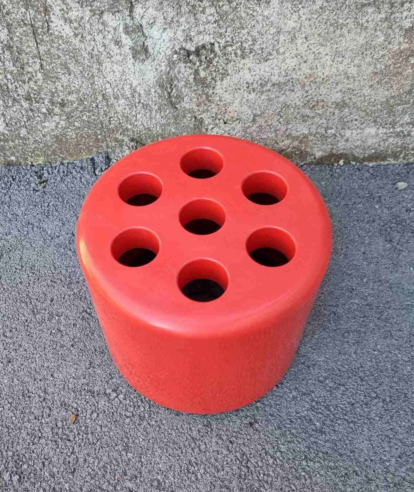 Mid-Century Italian Umbrella Stand By Roberto Lucci & Paolo Orlandini For Velca Legnano Milan, 1970s 6 Mid-Century Italian Umbrella Stand By Roberto Lucci & Paolo Orlandini For Velca Legnano Milan, 1970s - Image 6