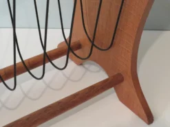 Mid-Century Magazine Rack In Wood And Metal, Belgium, 1960s 14 Mid-Century Magazine Rack In Wood And Metal, Belgium, 1960s -Chairish Shop mid century magazine rack in wood and metal belgium 1960s 1840