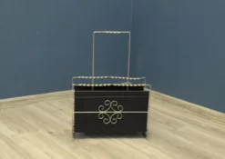 Mid-Century Metal Newspaper Holder, 1960s 17 Mid-Century Metal Newspaper Holder, 1960s -Chairish Shop mid century metal newspaper holder 1960s 7126