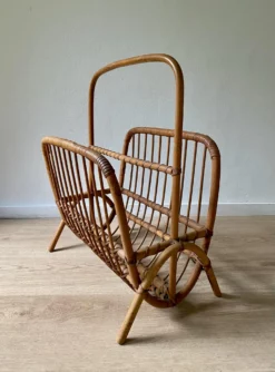 Mid-Century Modern Bamboo And Rattan Magazine Holder, 1960s 11 Mid-Century Modern Bamboo And Rattan Magazine Holder, 1960s -Chairish Shop mid century modern bamboo and rattan magazine holder 1960s 1140
