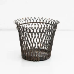 Chairish Shop -Chairish Shop mid century modern enameled metal basket by mathieu mategot 1950s 6234