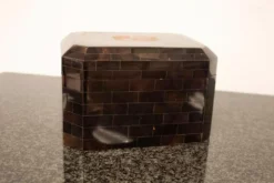 Mid Century Modern Maitland Smith Tessellated Stone Box With Brass Inlay 1970s -Chairish Shop mid century modern maitland smith tessellated stone box with brass inlay 1970s 1439