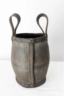 Mid-Century Portuguese Handmade Rubber Basket 17 Mid-Century Portuguese Handmade Rubber Basket -Chairish Shop mid century portuguese handmade rubber basket 0435