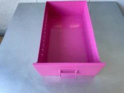 Mid Century Steel Drawer Insert, Repurposed As Organizer / Container, Refinished In Hot Pink 7 Mid Century Steel Drawer Insert, Repurposed As Organizer / Container, Refinished In Hot Pink -Chairish Shop mid century steel drawer insert repurposed as organizer container refinished in hot pink 2239 scaled