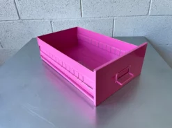 Mid Century Steel Drawer Insert, Repurposed As Organizer / Container, Refinished In Hot Pink 9 Mid Century Steel Drawer Insert, Repurposed As Organizer / Container, Refinished In Hot Pink -Chairish Shop mid century steel drawer insert repurposed as organizer container refinished in hot pink 4252 scaled