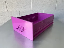 Mid Century Steel Drawer Insert, Repurposed As Organizer / Container, Refinished In Magenta 15 Mid Century Steel Drawer Insert, Repurposed As Organizer / Container, Refinished In Magenta -Chairish Shop mid century steel drawer insert repurposed as organizer container refinished in magenta 6021 scaled