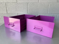 Mid Century Steel Drawer Insert, Repurposed As Organizer / Container, Refinished In Magenta 13 Mid Century Steel Drawer Insert, Repurposed As Organizer / Container, Refinished In Magenta -Chairish Shop mid century steel drawer insert repurposed as organizer container refinished in magenta 9299 scaled